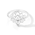 anillo flor de loto #8
