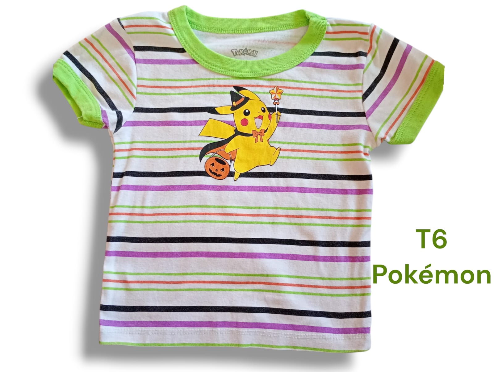 PLAYERA INFANTIL POKEMON T4