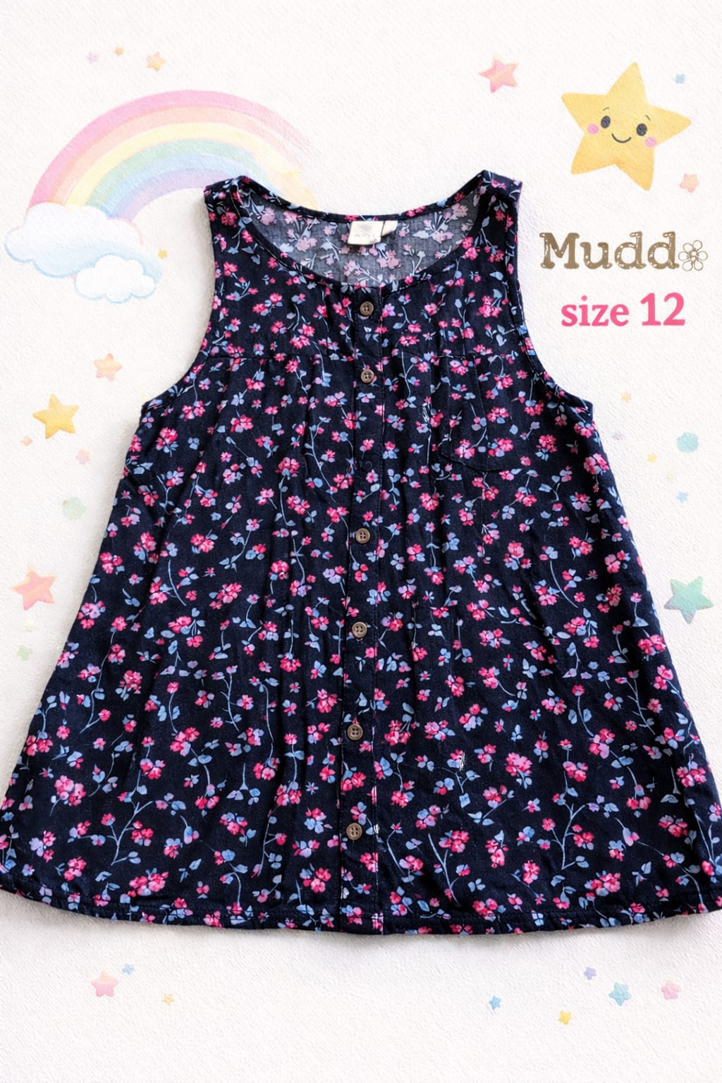 VESTIDO INFANTIL MUDD 12M